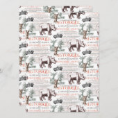 Antique Rhinoceros Rhino Abrecht Durer Style Einladung (Vorne/Hinten)