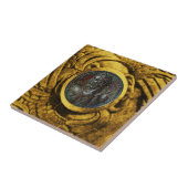 ANTIQUE ROMAN BRONZE MEDALLION MIT GOLD GRIFFINS FLIESE (Seite)