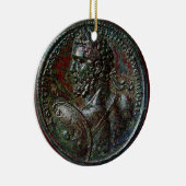 ANTIQUE ROMAN BRONZE MEDALLION SEPTIMUS SEVERUS KERAMIKORNAMENT (Rechts)