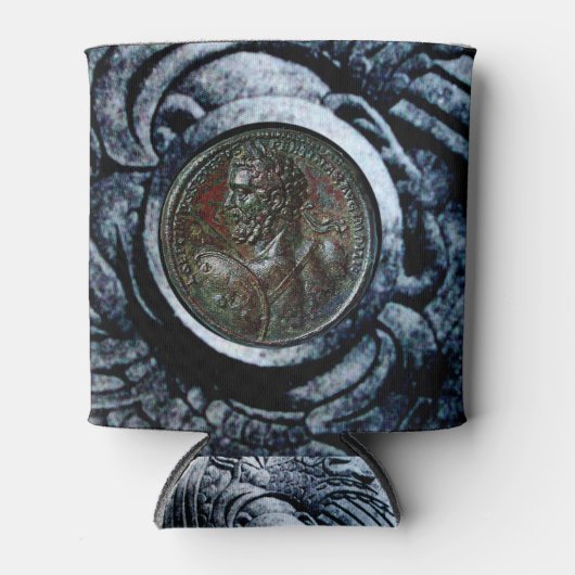 ANTIQUE ROMAN BRONZE MEDALLION ,Silver Griffins Dosenkühler (Vorderseite)