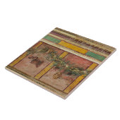 ANTIQUE ROMAN FRESCO,SATYR MASK,GARLAND,FRUITS  FLIESE (Seite)