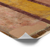 ANTIQUE ROMAN FRESCO,SATYR MASK,GARLAND,FRUITS  POSTER (Ecke)