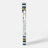 ANTIQUE ROMAN MOSAICA / ROOSTER MONOGRAM Case-Mate iPhone HÜLLE (Rückseite / Links)