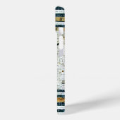 ANTIQUE ROMAN MOSAICA / ROOSTER MONOGRAM Case-Mate iPhone HÜLLE (Rückseite / Links)