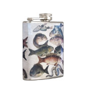 ANTIQUE ROMAN MOSAICS, FISCHE, MEERESLEBENSZENE FLACHMANN (Rechts)