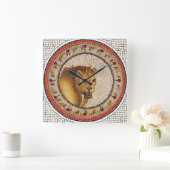 ANTIQUE ROMAN MOSAICS / LIBE QUADRATISCHE WANDUHR (Zuhause)