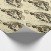 ANTIQUE ROMAN MOSAICS / ROOSTER GESCHENKPAPIER (Ecke)