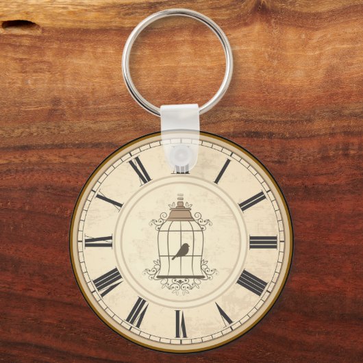 ANTIQUE ROMAN NUMERALS RUSTIKZEIT SCHLÜSSELANHÄNGER (Rückseite)