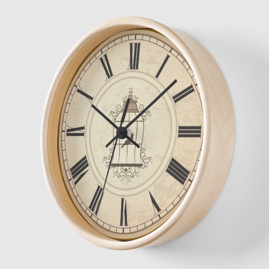 ANTIQUE ROMAN NUMERALS RUSTIKZEIT UHR (Winkel)