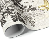 Antique Rooster Gartenbau Ads Ephemera Geschenkpapier (Rolleneckpunkt)