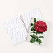 Antique Rose Lithograph, François-Frédéric Grobon Notizblock (Innenseite)