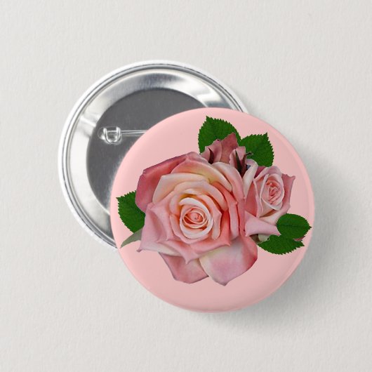 Antique Roses Button (Vorne & Hinten)