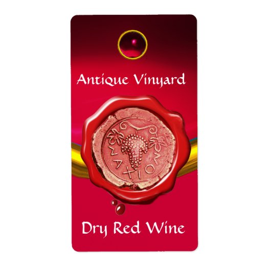 ANTIQUE ROTES WEINWEINWEINWACHS SIEGEL (Vorne)
