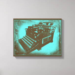 Antique Royal Nr. 10 Schreibmaschinenverkleidung C Leinwanddruck