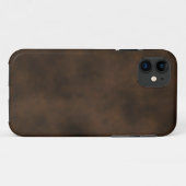 Antique Rustic Metal-Look iPhone Case (Rückseite (Horizontal))