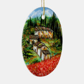 ANTIQUE RUSTISCHES DORF IN DER Toskana Keramik Ornament (Rechts)