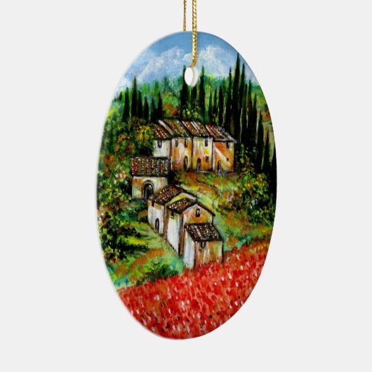 ANTIQUE RUSTISCHES DORF IN DER Toskana Keramikornament (Rechts)