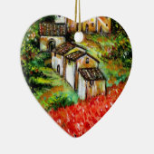 ANTIQUE RUSTISCHES DORF IN DER Toskana Keramikornament (Rechts)