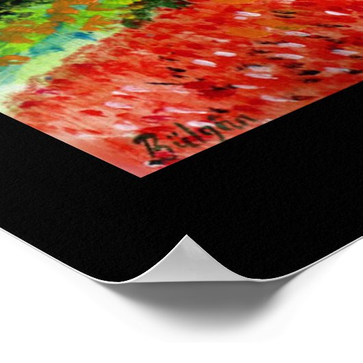 ANTIQUE RUSTISCHES DORF IN DER Toskana Poster (Ecke)