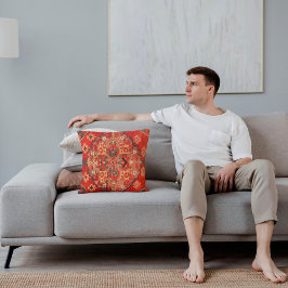 Antique Rusty Red Oriental Türkisch Kilim Rug Kissen