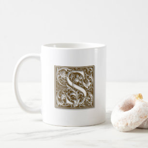 Antique S Monogram Kaffeetasse
