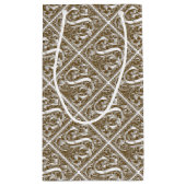 Antique S Monogram Kleine Geschenktüte (Rückseite)