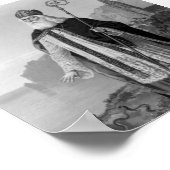 Antique Saint Patrick, die Schlangen und die Bibel Poster (Ecke)