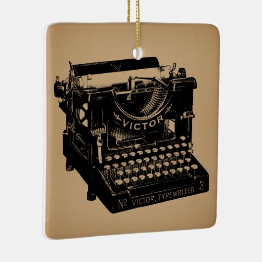 Antique Schreibmaschine Alte Schreibmaschine Keramikornament (Rechts)