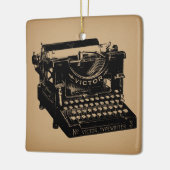 Antique Schreibmaschine Alte Schreibmaschine Keramikornament (Links)