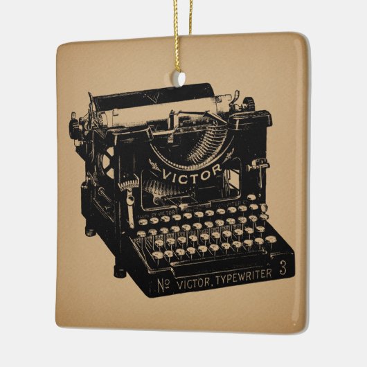 Antique Schreibmaschine Alte Schreibmaschine Keramikornament (Links)