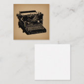 Antique Schreibmaschine Alte Schreibmaschine Mitteilungskarte (Vorne/Hinten)