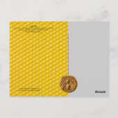 ANTIQUE SCHWARZ-WEISSE ÄGYPTISCHE HONEY BIE BEEKEE POSTKARTE (Rückseite)