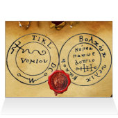 ANTIQUE SCHWARZE PIRATBANNER UND TREASKARTEN (Innenansicht Horizontal (Oben))