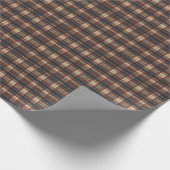 Antique Scottish Tartan Geschenkpapier (Ecke)