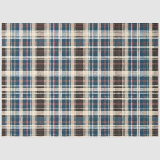 Antique Scottish Tartan Seidenpapier (Vorderseite)