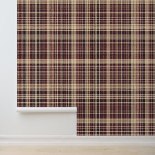 Antique Scottish Tartan Tapete
