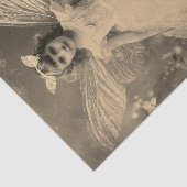 Antique Sepia Butterfly Fairy Crafting Seidenpapier (Ausschnitt)