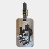 Antique Sextant Gepäckanhänger (Vorderseite vertikal)