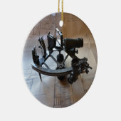 Antique Sextant Keramik Ornament (Rechts)