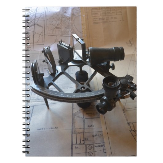 Antique Sextant Notizblock (Vorderseite)