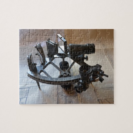 Antique Sextant Puzzle (Horizontal)