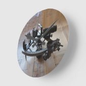 Antique Sextant Runde Wanduhr (Winkel)