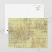 Antique Shabby Postkarte (Vorne/Hinten)