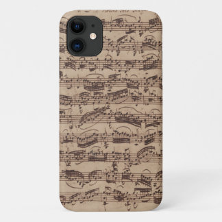 Antique Sheet Music Bach Manuscript Case-Mate iPhone Hülle
