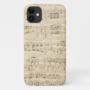Antique Sheet Music Chopin Manuscript Case-Mate iPhone Hülle