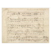 Antique Sheet Music Chopin Manuscript Tischdecke (Vorderseite (Horizontal))