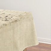 Antique Sheet Music Chopin Manuscript Tischdecke (Beispiel)