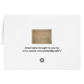 Antique Sheet Music, Song of the Old Man, 1822 (Rückseite Horizontal)