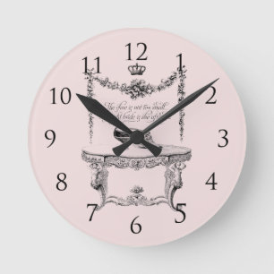 Antique Shoes Wall Clock Runde Wanduhr