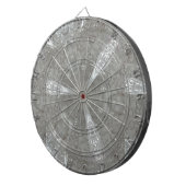 Antique Silver Gray Decorative Kaleidoskopie Dartscheibe (Vorderseite rechts)